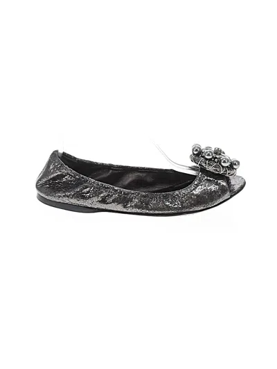 Pre-owned Miu Miu Flats In Black