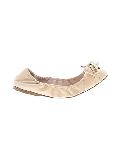 Pre-owned Miu Miu Flats In Ivory