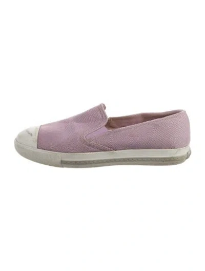 Pre-owned Miu Miu Flats In Purple