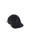 Miu Miu Fleece Baseball Cap In Black