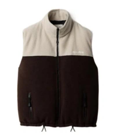 Miu Miu Fleece Vest In Multi