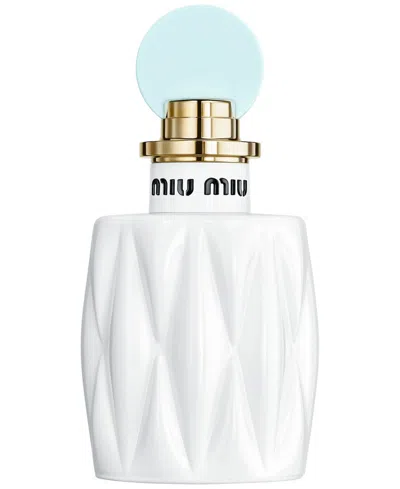 Miu Miu Fleur De Lait Eau De Parfum, 3.3 Oz. In Transparent