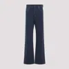 Miu Miu Wide-leg Mid-waist Denim Trousers In Blue