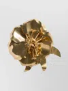 Miu Miu Floral Crystal Brooch Unique Design In Gold