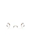Miu Miu Frameless Plain Mirror In White