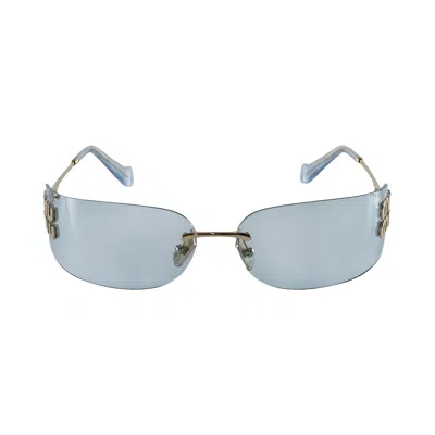 Pre-owned Miu Miu Frameless Sunglasses 'tan' | Women's Size Onesize