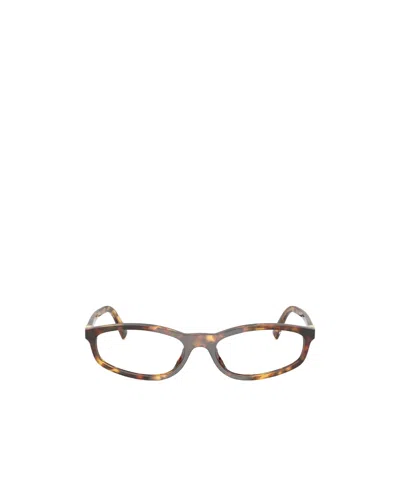 Miu Miu Full-frame Flat Mirror In Gray