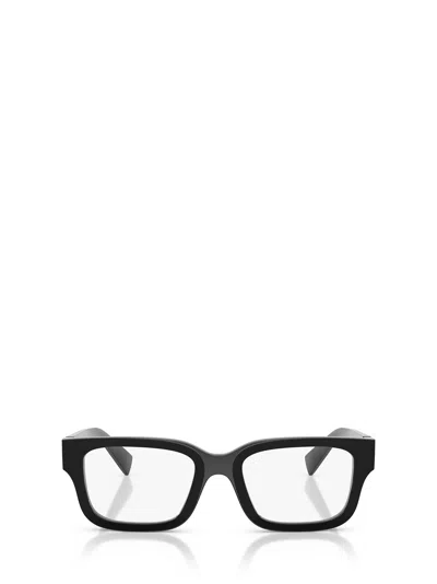 Miu Miu Full Frame Plain Mirror In Black