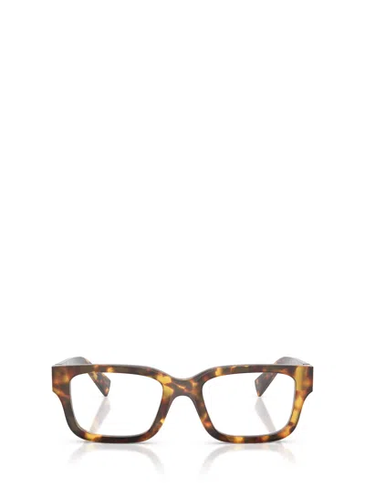 Miu Miu Full Frame Plain Mirror In Brown