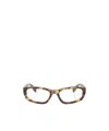 Miu Miu Tortoiseshell-pattern Glasses In Brown