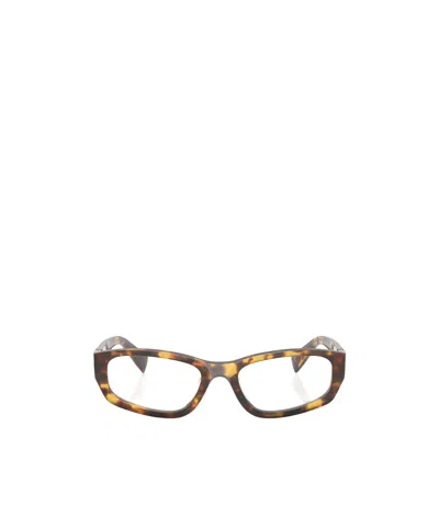 MIU MIU MIU MIU EYEWEAR GEOMETRIC FRAME GLASSES