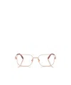Miu Miu Full Frame Plain Mirror In Gold