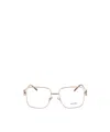 Miu Miu Full-frame Plain Mirror In Gold