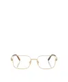 Miu Miu Full Frame Plain Mirror In Gold