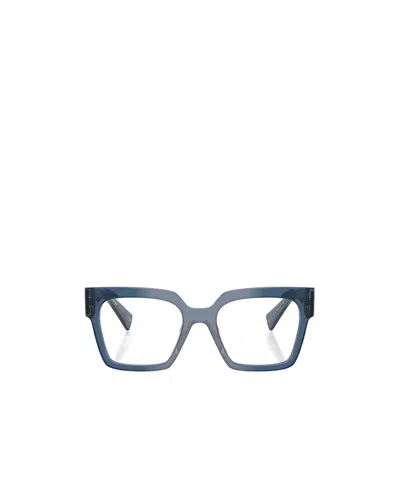 Miu Miu Full-frame Plain Mirror In Blue