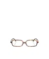 Miu Miu Full-frame Plain Mirror In Brown