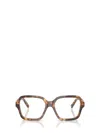 Miu Miu Full Frame Plain Mirror In Brown
