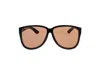Miu Miu Full Frame Sunglasses In Brown