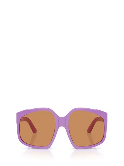 Miu Miu Full Frame Sunglasses In Purple