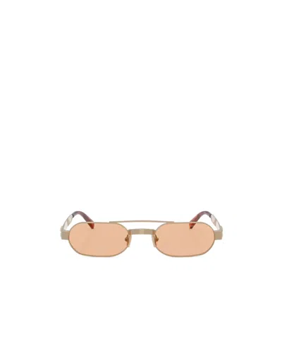 Miu Miu Full Frame Sunglasses In Gray