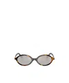Miu Miu 0mu 04zs 21c40o Havana Mahogany Sunglasses In Gray