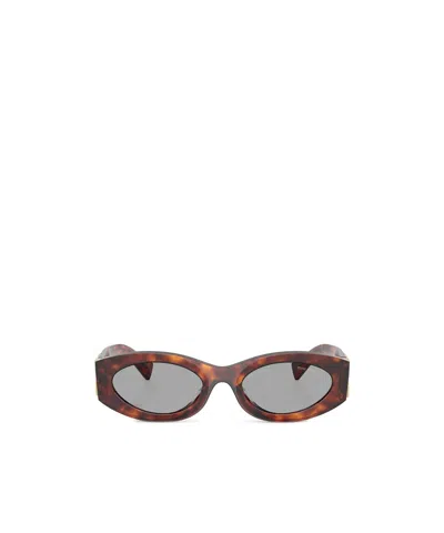 MIU MIU MIU MIU EYEWEAR OVAL-FRAME SUNGLASSES