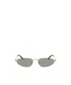 Miu Miu Full Frame Sunglasses In Gray