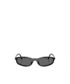 Miu Miu 0mu A06s 16k08z Nero Sunglasses In Gray