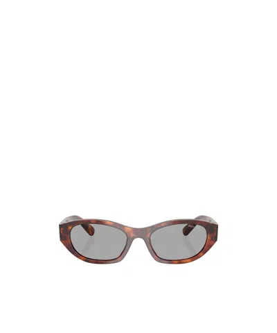 Miu Miu Full-frame Sunglasses In Gray