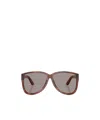 Miu Miu Full Frame Sunglasses In Gray