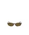 Miu Miu Full Frame Sunglasses In Green
