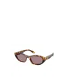 Miu Miu Tortoiseshell Sunglasses In Nude