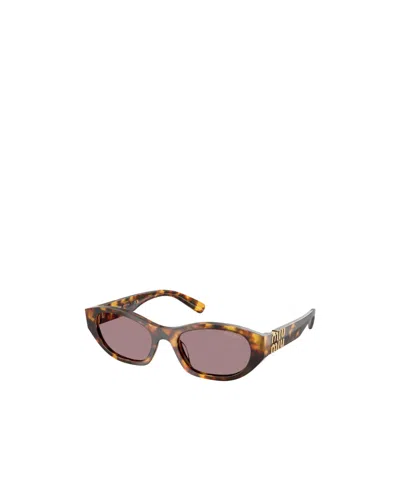 MIU MIU MIU MIU EYEWEAR OVAL-FRAME SUNGLASSES