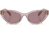 Miu Miu Full Frame Sunglasses In Pink