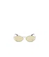 Miu Miu Full Frame Sunglasses In Nude