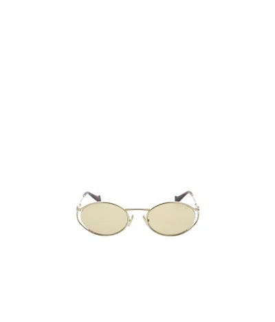 Miu Miu Full Frame Sunglasses In Nude