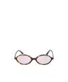 Miu Miu Full Frame Sunglasses In Purple