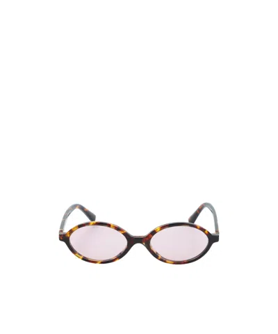 Miu Miu Full Frame Sunglasses In Purple