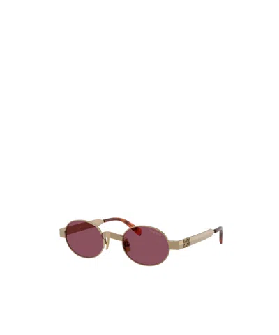 Miu Miu Full Frame Sunglasses In Red
