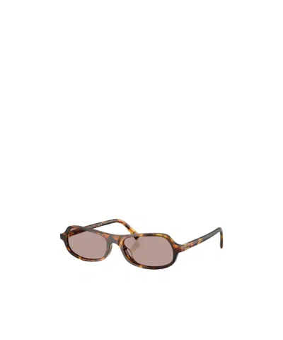 Miu Miu Full-rim Sunglasses In Brown