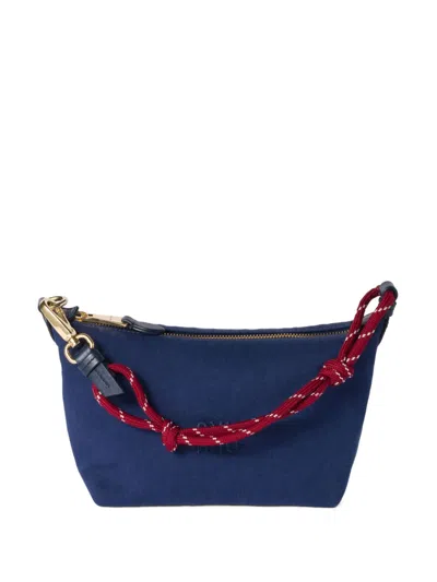 Miu Miu Gabardine Mini Bag In Blue