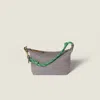 Miu Miu Gabardine Pouch In Gray