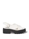 Miu Miu Platform Slingback Sandals In Multi