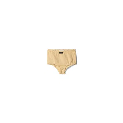 Miu Miu Garment-dyed Cotton Boy-shorts In Nude