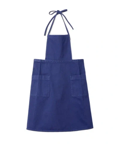 Miu Miu Garment-dyed Gabardine Apron In Purple