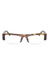 Miu Miu Geometric-frame Glasses In Multi