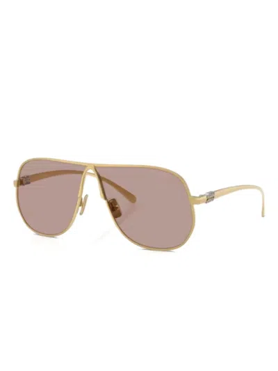 Miu Miu Geometric-frame Sunglasses In Multi