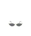 Miu Miu Geometric-frame Sunglasses In Gray