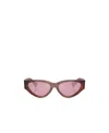 Miu Miu Womens Brown Mu 03zs Cat-eye Tortoiseshell Sunglasses In Pink