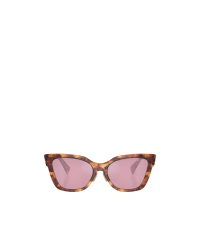 Miu Miu Womens Brown Mu 02zs Square-frame Tortoiseshell Acetate Sunglasses In Multi